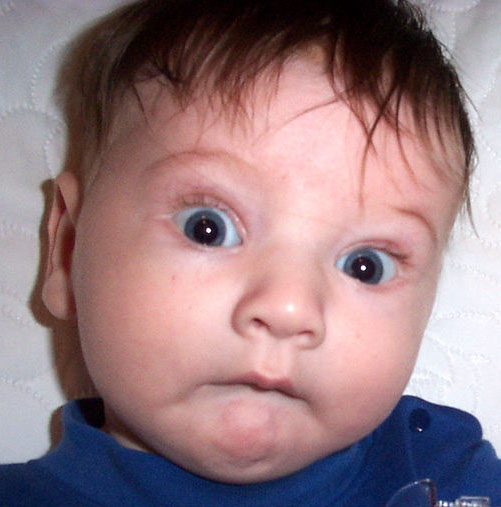 Frightened Baby