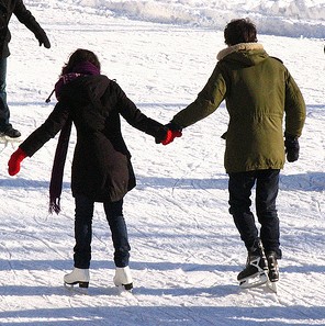 holding hands